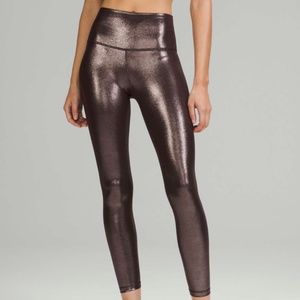 Lululemon Align High-Rise Pant 21" *Shine Radiate Foil Print French Press